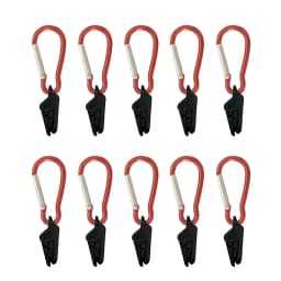 10 Pcs Windproof Clamp Set Survival Grommet Tent Clips Buckle Awning Tarp Fixed Outdoor Camping Tent Accessories Plastic Hook