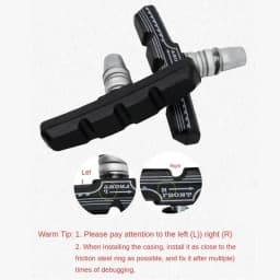 1-10pair Bicycle v brake pads 75g Silent v brake pads rubber Brake pads for bicycle Long-lasting Cycling bicycle accessories