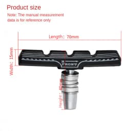 1-10pair Bicycle v brake pads 75g Silent v brake pads rubber Brake pads for bicycle Long-lasting Cycling bicycle accessories