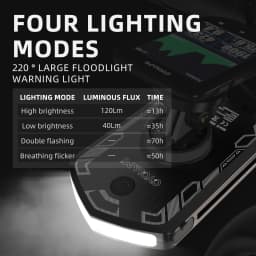 CYCLAMI RVL01 Bicycle Light Cycling Headlight 5000mAh Type-C Charging Front Lamp For Garmin XOSS IGS Computer Lights Charging