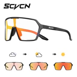 SCVCN Photochromic Cycling Sunglasses MTB Glasses Outdoor Road Bike Cycling UV400 Eyewear Men Women Bicycle Sports Hiking 2024