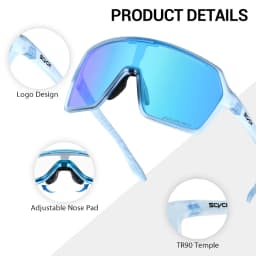 SCVCN Photochromic Cycling Sunglasses MTB Glasses Outdoor Road Bike Cycling UV400 Eyewear Men Women Bicycle Sports Hiking 2024