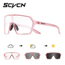 SCVCN Photochromic Cycling Sunglasses MTB Glasses Outdoor Road Bike Cycling UV400 Eyewear Men Women Bicycle Sports Hiking 2024