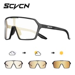 SCVCN Photochromic Cycling Sunglasses MTB Glasses Outdoor Road Bike Cycling UV400 Eyewear Men Women Bicycle Sports Hiking 2024