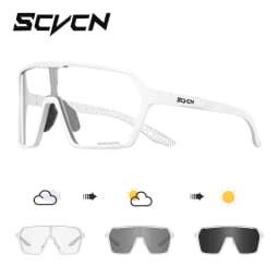 SCVCN Photochromic Cycling Sunglasses MTB Glasses Outdoor Road Bike Cycling UV400 Eyewear Men Women Bicycle Sports Hiking 2024