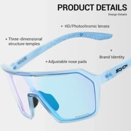 SCVCN Photochromic Cycling Sunglasses MTB Glasses Outdoor Road Bike Cycling UV400 Eyewear Men Women Bicycle Sports Hiking 2024