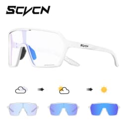 SCVCN Photochromic Cycling Sunglasses MTB Glasses Outdoor Road Bike Cycling UV400 Eyewear Men Women Bicycle Sports Hiking 2024