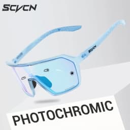 SCVCN Photochromic Cycling Sunglasses MTB Glasses Outdoor Road Bike Cycling UV400 Eyewear Men Women Bicycle Sports Hiking 2024