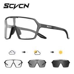 SCVCN Photochromic Cycling Sunglasses MTB Glasses Outdoor Road Bike Cycling UV400 Eyewear Men Women Bicycle Sports Hiking 2024