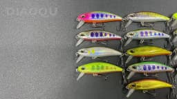 Sinking Minnow 48mm 6.5g Jerkbait Wobbler Fishing Lure 48s Freshwater Hard Bait Bass Trout Pike