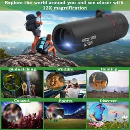 3000x25 monocular HD remote professional monocular, mini portable telescope, suitable for outdoor camping and hunting