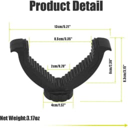 Camera V Yoke Top Rifle Shooting Rest Mount Holder Bracket For Monopod Tripod Hunting Stick with1/4 inch Thread Hunting Shooting