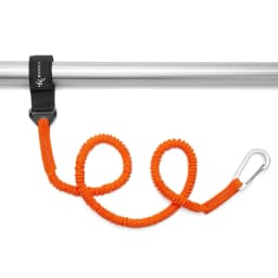 5-1PCS Elastic Kayak Canoe Paddle Leash Safety Boat Fishing Rod Pole Coiled Lanyards Anti-Lost Rope Rowing Kayak Paddle Leash