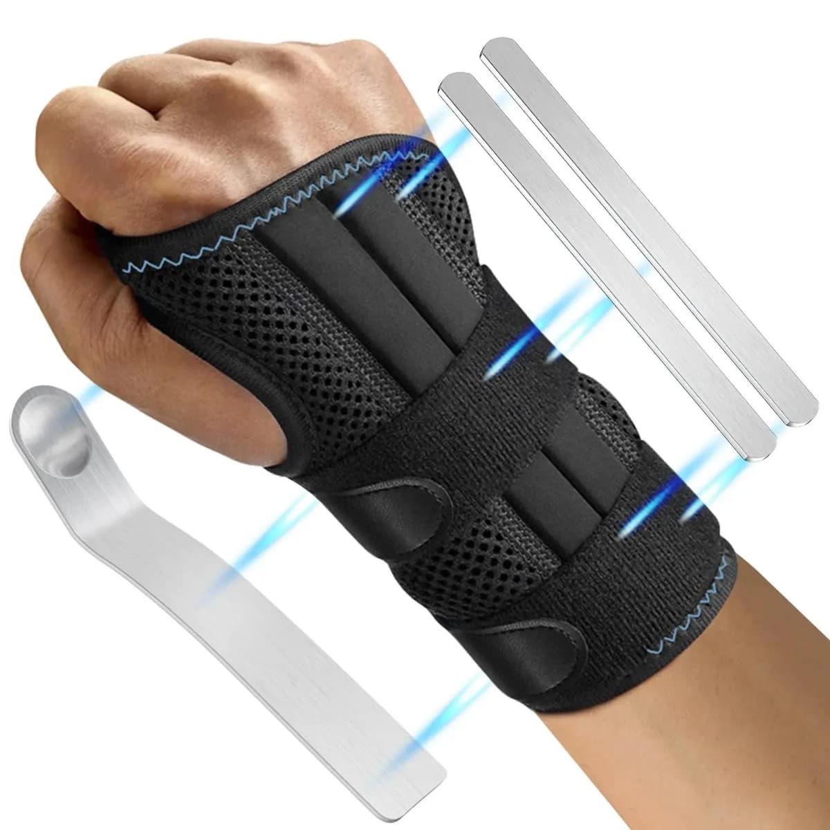 1PC Adjustable Wrist Support Strap for Weightlifting - Sports Wrist Support Pain Relief Essential Fitness Accessory