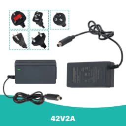 42V 2A Adapter Replacement for Segway Ninebot Charger Xiaomi M365, Bird, Lime, Lime-S, Skip, Spin, Electric Scooter Charger