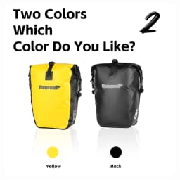 Rhinowalk Bike Pannier Bag 27L Quick Release Bicycle Tail Back Seat Rack Saddle Side Bag Cycling Bikepacking Travel Storage Bag