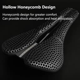 RACEWORK 3D Printed Bike Saddle Short Nose 250x150mm For Road MTB Gravel Bicycle Seat Parts Ultralight Breathable Cycling Saddle