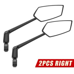RBRL Bicycle Handlebar Rearview Mirror Automotive-Grade Wide Angle Ultra Clear Bike Mirror 360 Rotatable for Electric Scooter