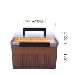 WEIHE XD-71A Portable Wooden Shrimp Box Squid Bait Box ABS+PP Material Wear-Resistant