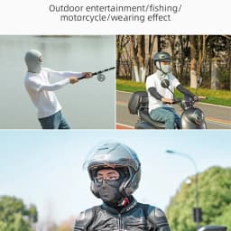 ROCKBROS Bike Mask Full Face Mask Summer Breathable Sun UV Protection Balaclava Glasses Hole Quick-Drying Tactical Balaclava