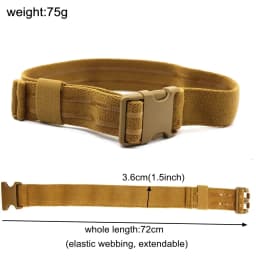 Tactical Elastic Anti-slip Thigh Belt for Gun Holster Drop Leg Band Strap Leg Hanger Quick Release Buckle