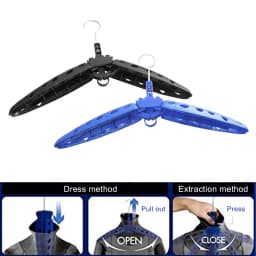 DEZITION Diving Wetsuit Hanger Foldable Diving Suit Hanger Surf Drysuit Thickened Rack Snorkeling Surfing Gear Hanger Stand