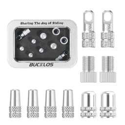 BUCKLOS Bicycle Tubeless Valve 40/44/55/60/80/100MM Bike Valve Cap Bicycle Valves Adapter F/V To A/V Road Bike Presta Valves