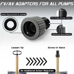 BUCKLOS Bicycle Tubeless Valve 40/44/55/60/80/100MM Bike Valve Cap Bicycle Valves Adapter F/V To A/V Road Bike Presta Valves