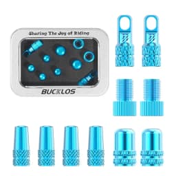 BUCKLOS Bicycle Tubeless Valve 40/44/55/60/80/100MM Bike Valve Cap Bicycle Valves Adapter F/V To A/V Road Bike Presta Valves