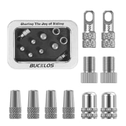 BUCKLOS Bicycle Tubeless Valve 40/44/55/60/80/100MM Bike Valve Cap Bicycle Valves Adapter F/V To A/V Road Bike Presta Valves