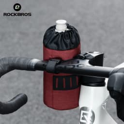 ROCKBROS Bicycle Bag Cycling Water Bottle Pouch Mtb Bike Insulated Kettle Bag Riding Cycling Tail Bag Front Beam Handlebar Bag