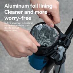 ROCKBROS Bicycle Bag Cycling Water Bottle Pouch Mtb Bike Insulated Kettle Bag Riding Cycling Tail Bag Front Beam Handlebar Bag