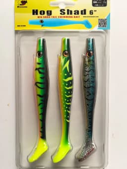 ESFISHING Fishing Lures Big Hog Shad 150mm Soft lure Swimbait Carp Fishing Artificial bait For Perch Pike Bass