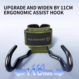 Weight Lifting Hook Grips With Wrist Wraps Hand-Bar Wrist Strap Gym Fitness Hook Weight Strap Pull-Ups Power Lifting Gloves