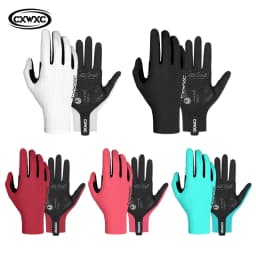 CXWXC Touch Screen Long Full Fingers Gloves Breathable Sports Cycling Gloves MTB Road Bike Riding Racing Women Men Mittens