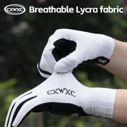 CXWXC Touch Screen Long Full Fingers Gloves Breathable Sports Cycling Gloves MTB Road Bike Riding Racing Women Men Mittens