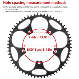 VXM Road Bicycle Folding Bike 130BCD Crank Aluminum Narrow Wide Chainring 38 42 48 52 60T Chainwheel Disc Sprocket Tooth Single