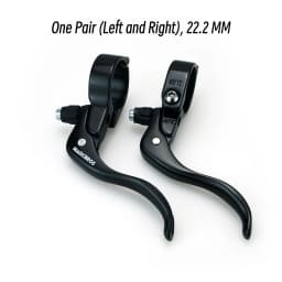 MAGICBROS Bike Brake Levers 22.2/31.8mm for MTB/Road/Fixie Bicycle, Ergonomic Dual-Control Bicycle Handlebar Bicycle Accessories