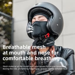 ROCKBROS Bicycle Face Mask Breathable Ice Silk Motorcycle Fishing Riding Bike Scarf Cap Sunscreen Outdoor Cycling Headgear Mask