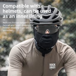 ROCKBROS Bicycle Face Mask Breathable Ice Silk Motorcycle Fishing Riding Bike Scarf Cap Sunscreen Outdoor Cycling Headgear Mask