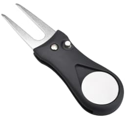 1PCS Foldable Golf Divot Repair Tool with Ball Marker - Switchblade Style Pitch Fork & Groove Cleaner Portable Golf Accessories