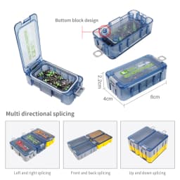 New 10pcs 1-2-3-Way Fishing Snap Connector 6#/8#/10# Stainless Steel Luminous Fishing Pin Connector Barrel Swivels Tackle