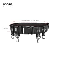 Booms Fishing FB2 Multi-function Nylon Belt Rod Holder Portable Pole Inserter Fishing Rod Pesca Rack Quick Belt Holder Inserting