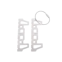 A Pair Camping Alcohol Stove Cross Stand Titanium Boiler Rack Portable Tools Thermostability Outdoor Travel Card Furnace Support