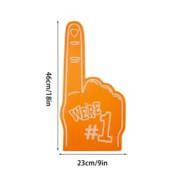 Large Foams Fingers Cheerleading Props Hand Sports Event Cheering Palm Party Props Comfortable Sports Foam Fan Finger