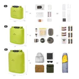 Naturehike Rolled Storage Bag Outdoor Travel Hiking Lightweight Waterproof Vacuum Compression Dispenser Bags Portable Organizer