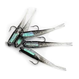 5/10/20Pcs Soft Lure 7cm/6g Split Tail Lead Fish Swimbaits with Hooks Silicone Artificial Fishing Bait for Saltwater