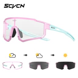 SCVCN Women Sports Sunglasses Pink Fashion Cycling Glassesfor Men Street Shades Driving UV400 Bike Bicycle Hiking Golf Baseball