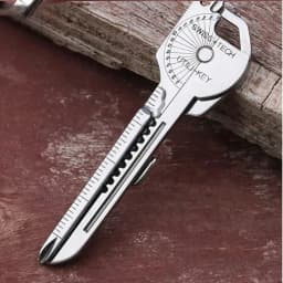 8-in-1 Multi-Tool Keychain for Camping & Survival | Folding Screwdriver, Bottle Opener | Compact Outdoor Utility Pliers with Key