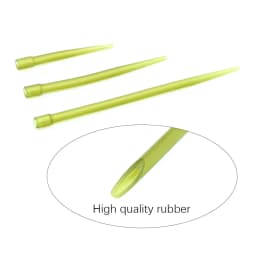 20pcs Carp Fishing Accessories Hair Rig Hooklink Anti Tangle Sleeve Rubber Tubing For Carp Rig Swivels Fishing Sleeve End Tackle
